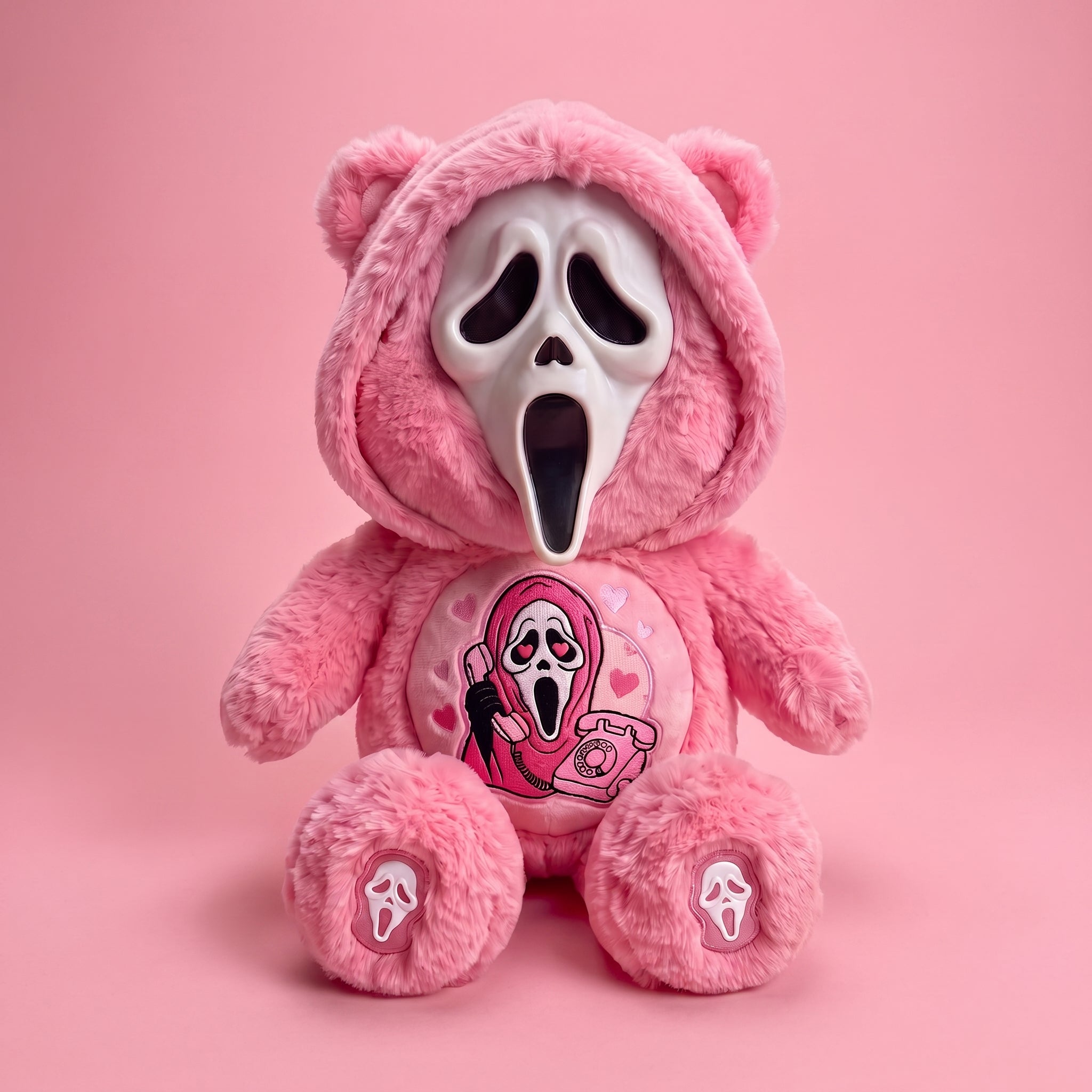 Pink Scary Bear